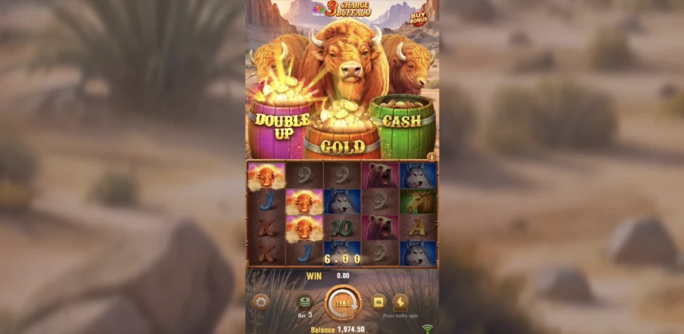 3 Charge Buffalo Slot